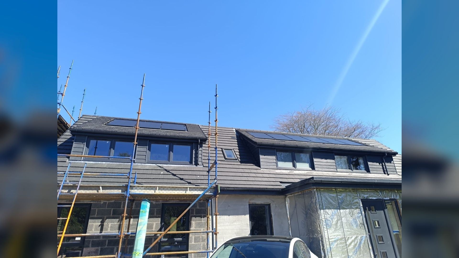 6.9 kWp in-roof solar + 9 kWh battery, Auchterarder renovation